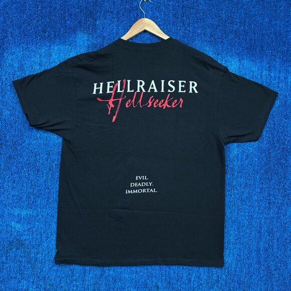 Hellraiser “Hellseeker” Evil Deadly Immortal Pinhead Graphic Horror T-Shirt Size - Picture 3 of 4